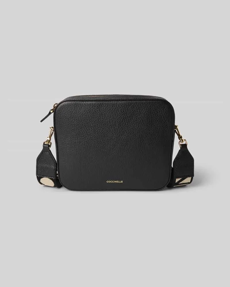Coccinelle Handtasche mit Label-Detail Black