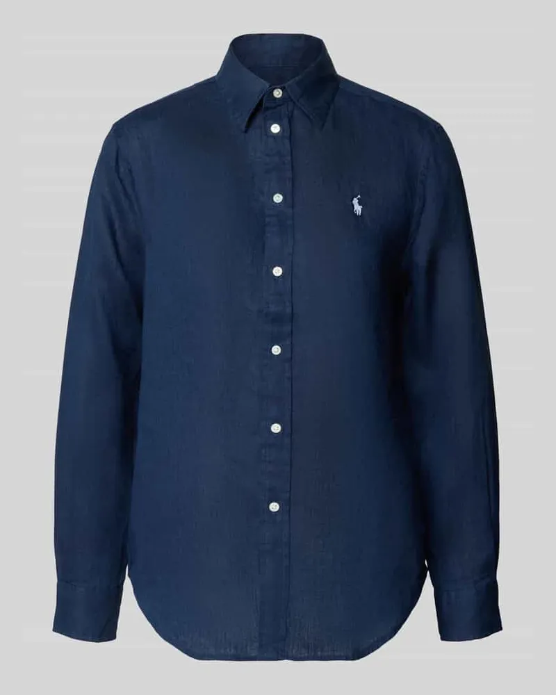 Ralph Lauren Hemdbluse aus reinem Leinen Marine