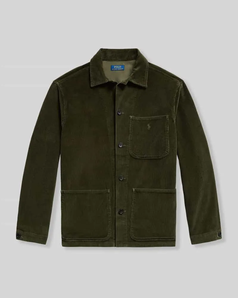 Ralph Lauren Regular Fit Freizeithemd aus reiner Baumwolle Oliv