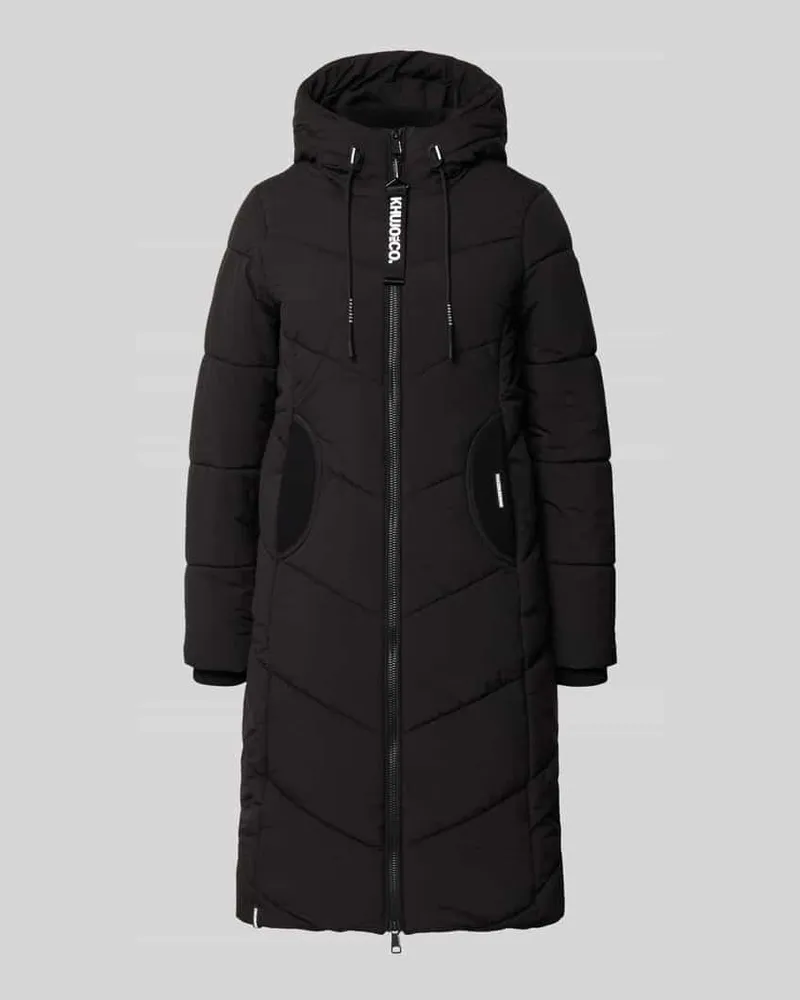 khujo Steppjacke mit Zweiwege-Reißverschluss Modell 'ARIBAY7 Black