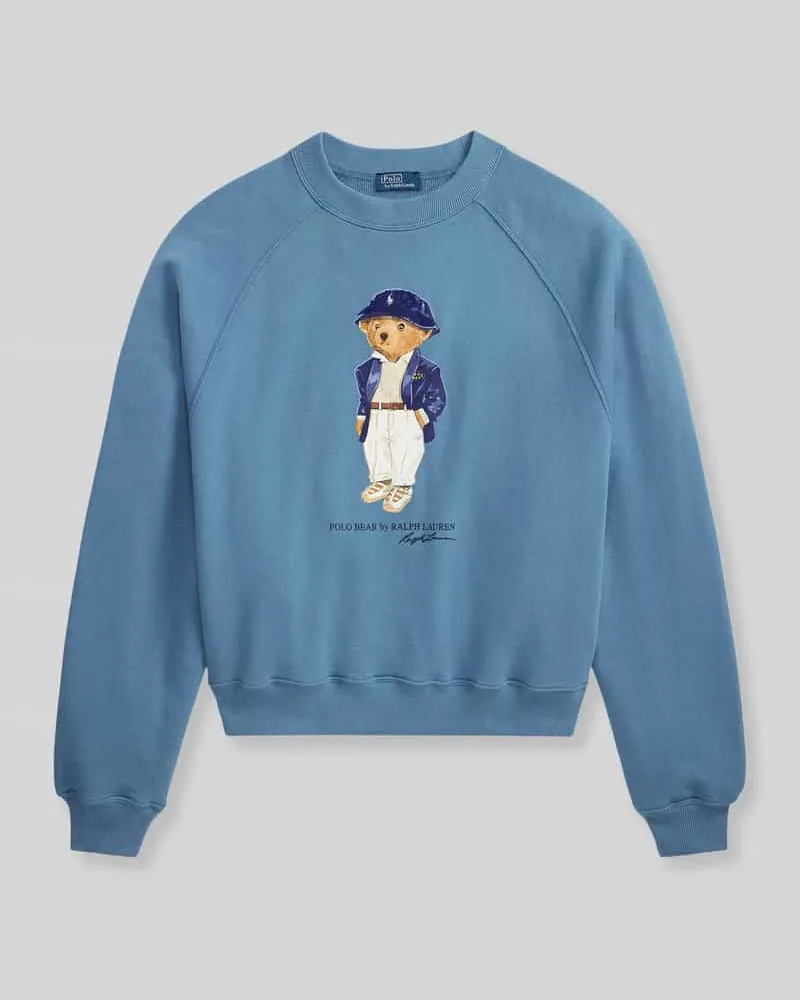 Ralph Lauren Relaxed Fit Sweatshirt aus Baumwoll-Mix Hellblau