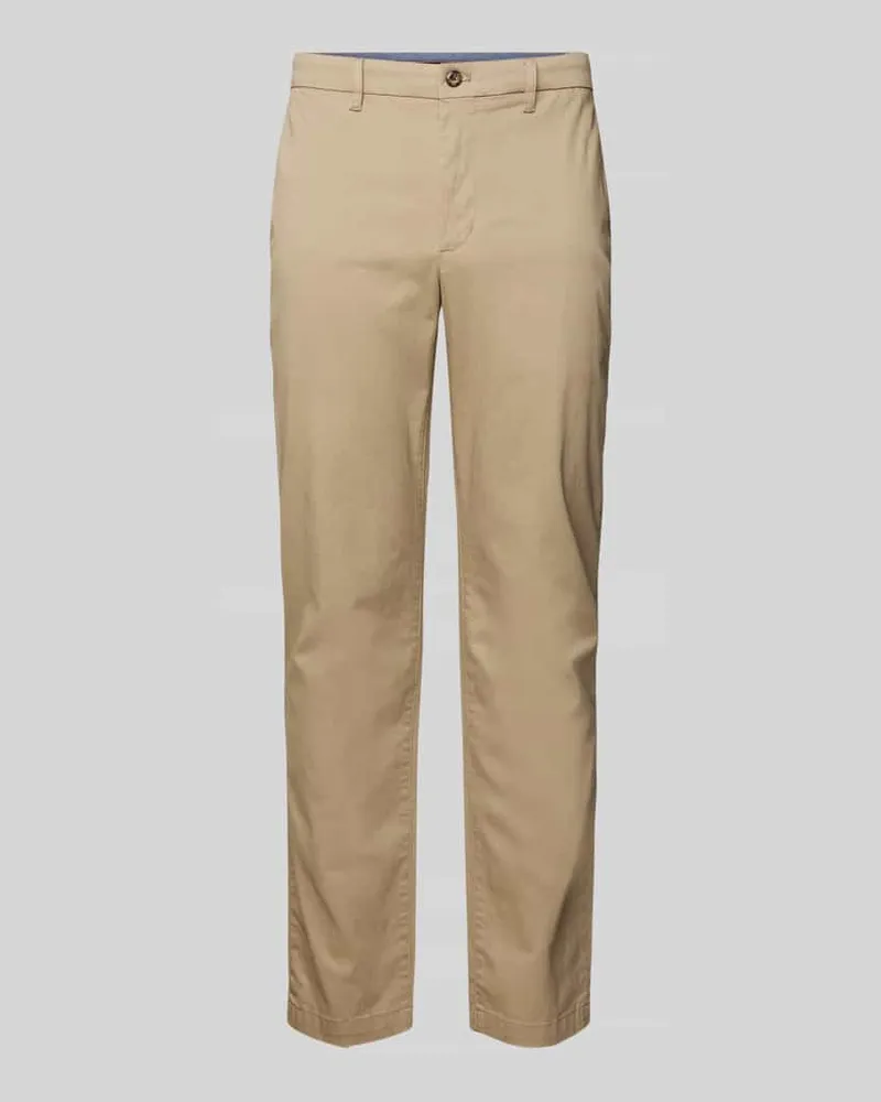 Tommy Hilfiger Straight Leg Chino mit Strukturmuster Modell 'DENTON Khaki