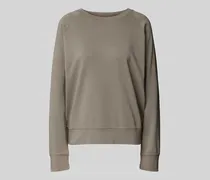 Sweatshirt mit gerippten Abschlüssen
