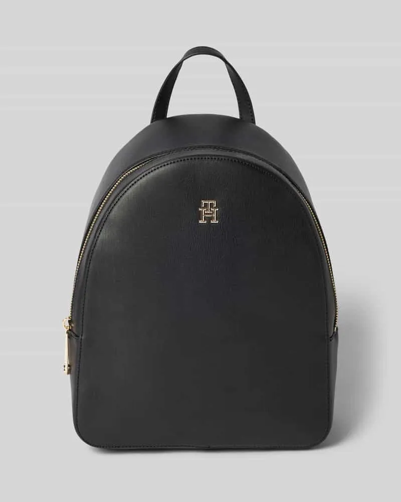 Tommy Hilfiger Rucksack mit Label-Applikation Black