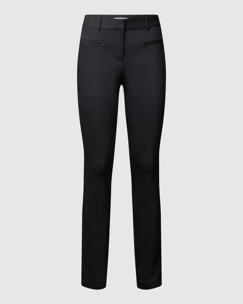 Tommy Hilfiger Skinny Fit Stoffhose mit Paspeltaschen Black