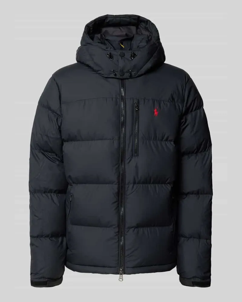 Ralph Lauren Daunenjacke mit Logo-Stitching Black