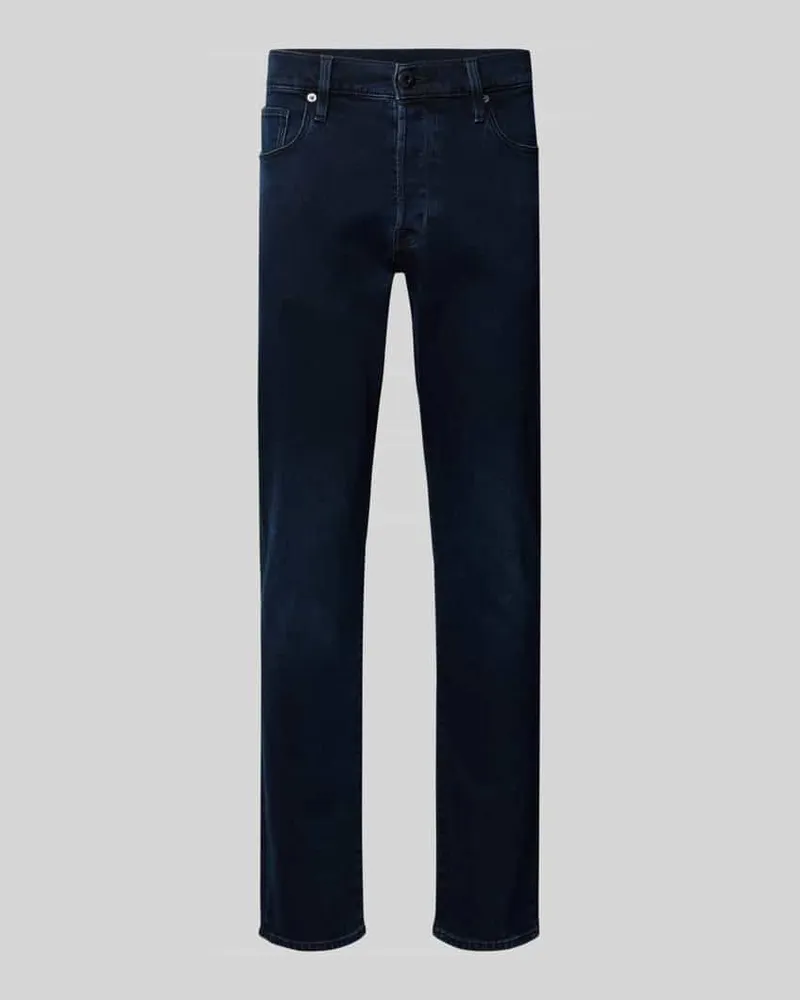 G-STAR RAW Slim Fit Jeans mit 5-Pocket-Design Dunkelblau