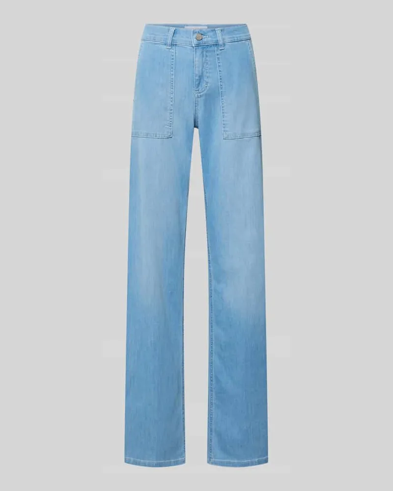 ANGELS  Straight Fit Hose mit aufgesetzten Taschen Modell 'Liz Urban Bleu
