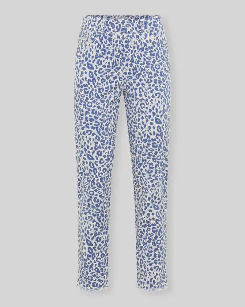 Brax Slim Fit schmale Hose aus Baumwoll-Mix Blau