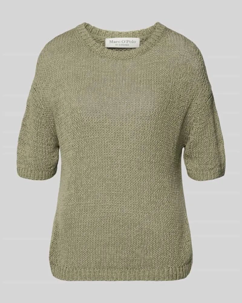 Marc O'Polo Loose Fit Pullover aus Baumwoll-Mix Hellgruen