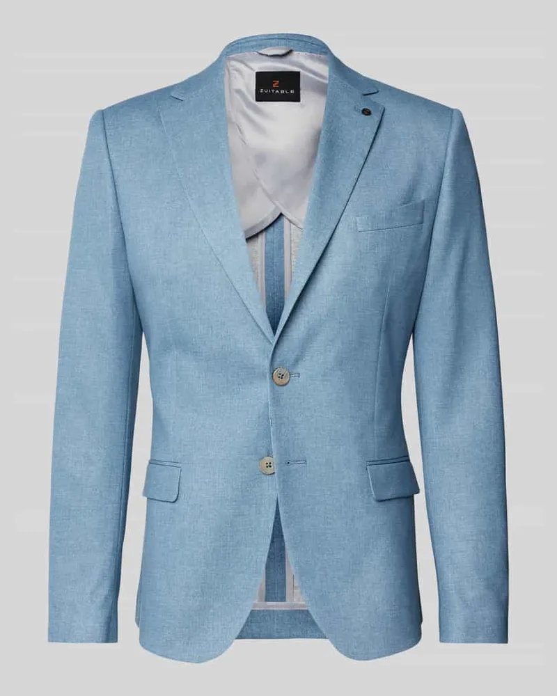 Zuitable Sakko mit Brustleistentasche Modell 'DiNick Aqua