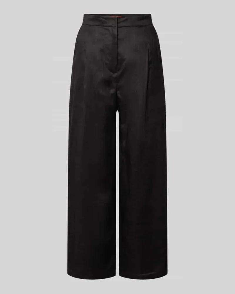 Max Mara Regular Fit Culotte in verkürzter Länge Modell 'TARTUFO Black