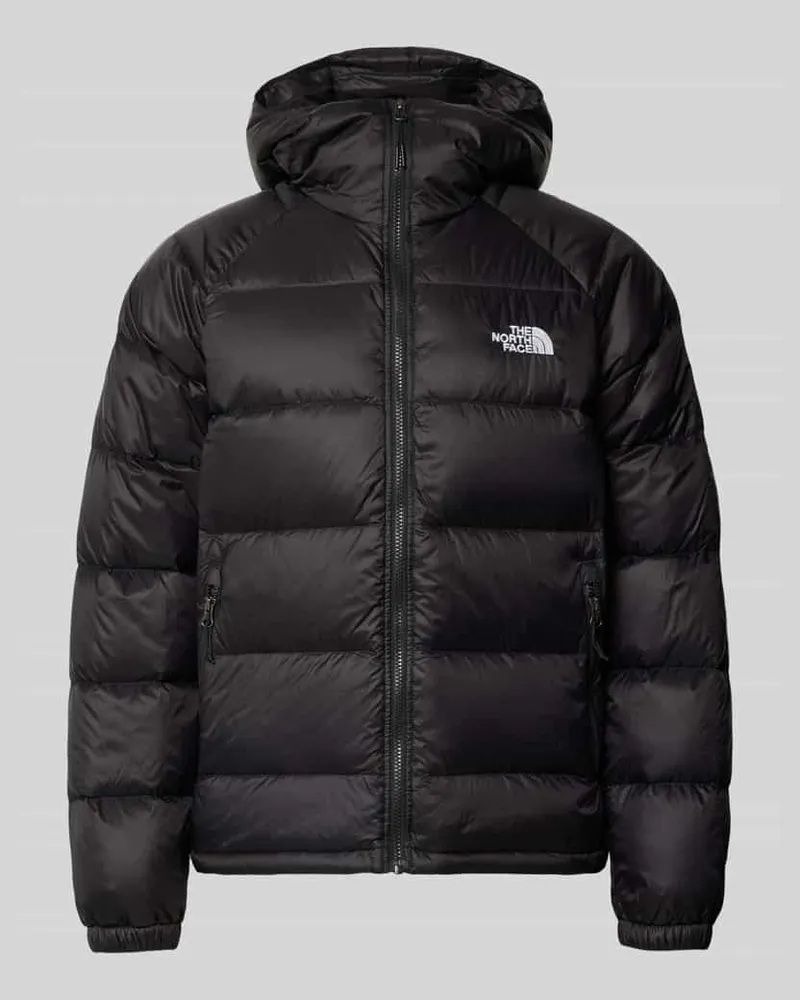 The North Face Jacke mit Logo-Stitching und Kapuze Black