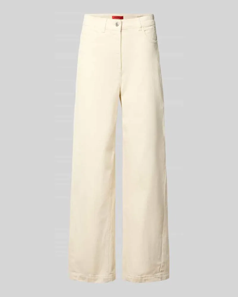 MAX&Co. Barrel Jeans aus reiner Baumwolle Modell 'GAZZA Offwhite