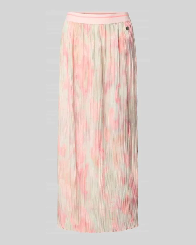 Marc Cain T-Shirt mit Label-Patch Modell 'Drambok' - HUGO X RB Pink