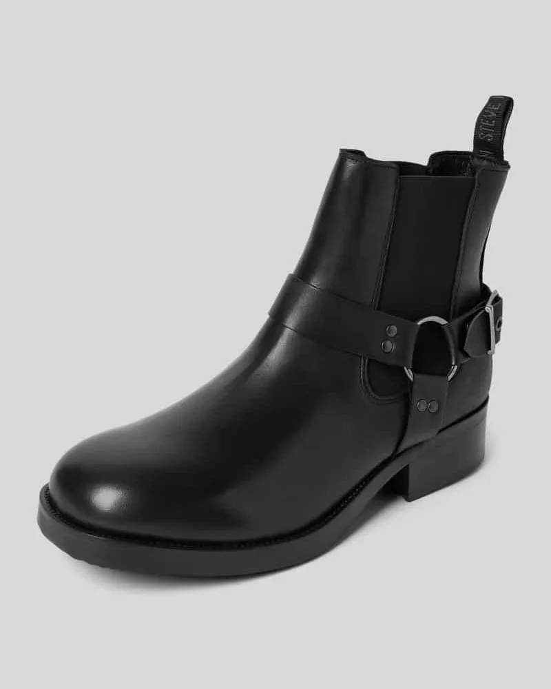 Steve Madden Boots aus Leder mit Label-Detail Modell 'ANTONN Black