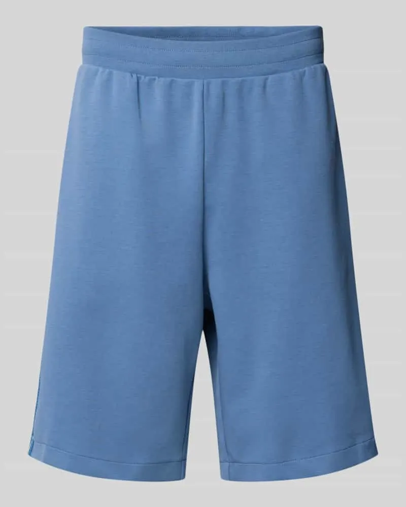 EA7 Sweatshorts mit Label-Details und Eingrifftaschen Sky