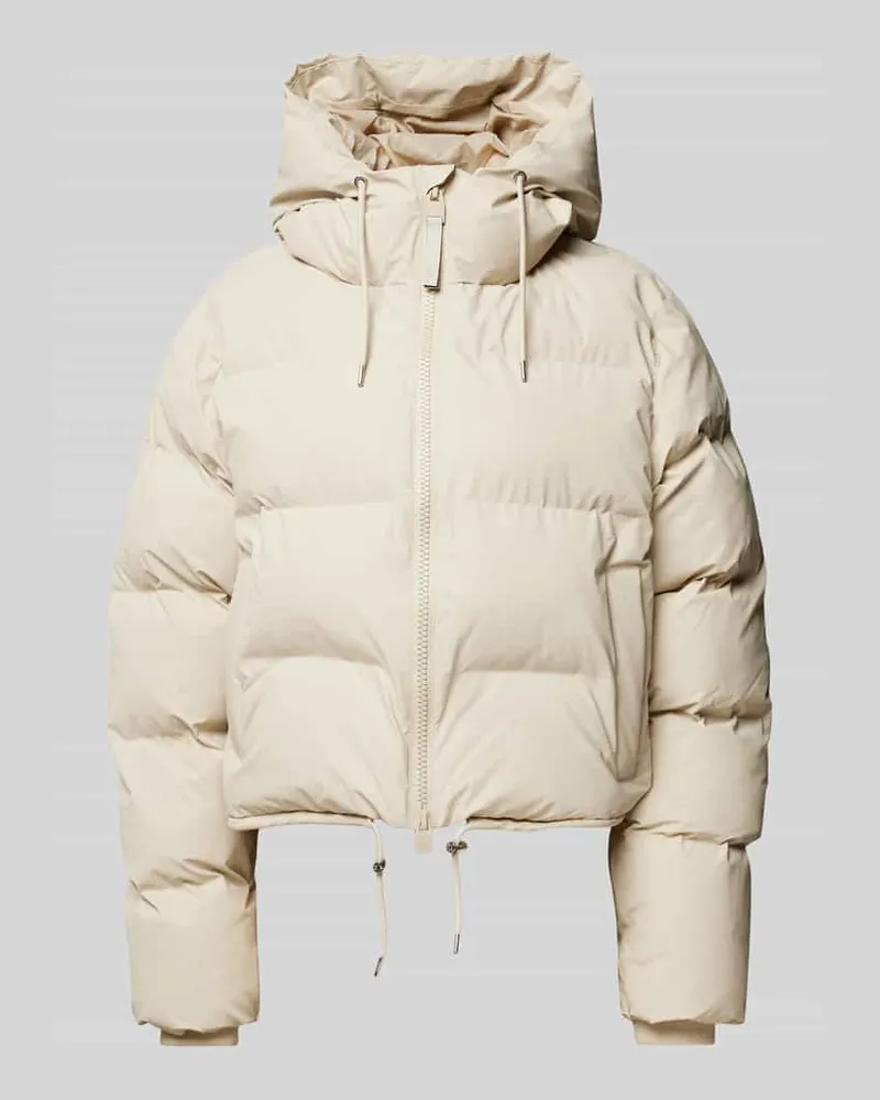 RAINS Steppjacke mit Zweiwege-Reißverschluss Modell 'Alta Offwhite