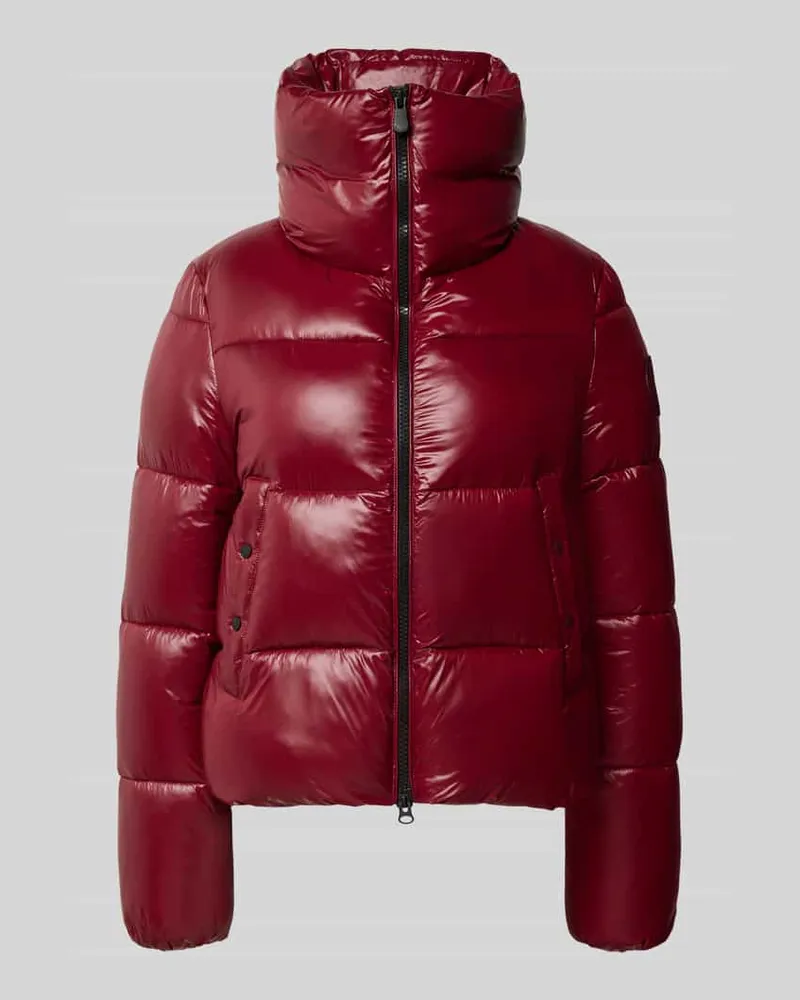 Save The Duck Regular Fit Steppjacke mit Stehkragen Modell 'Isla Bordeaux