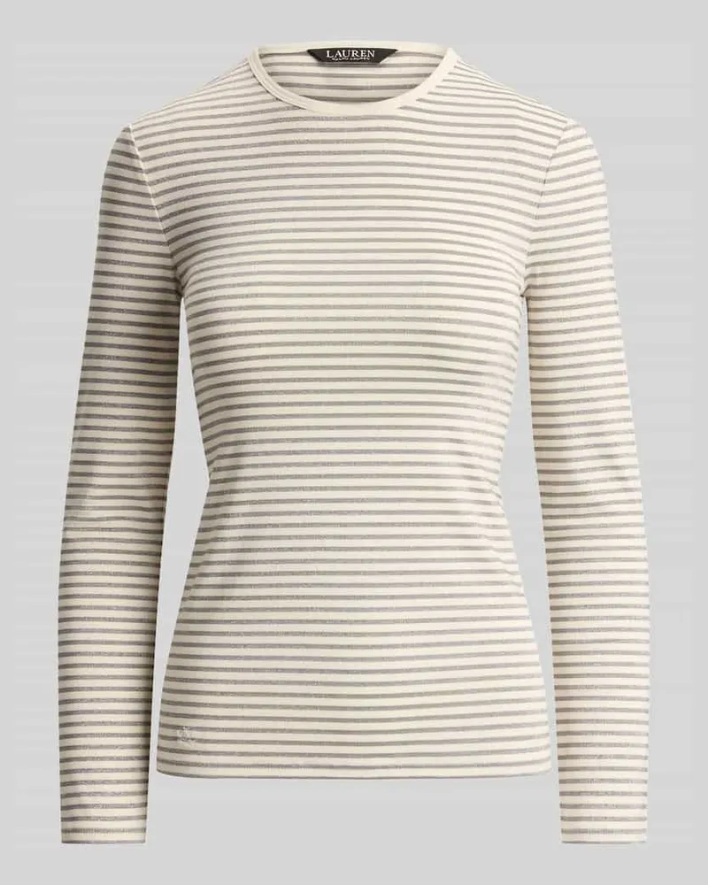 Ralph Lauren Regular Fit Langarmshirt aus Baumwollmix Ecru