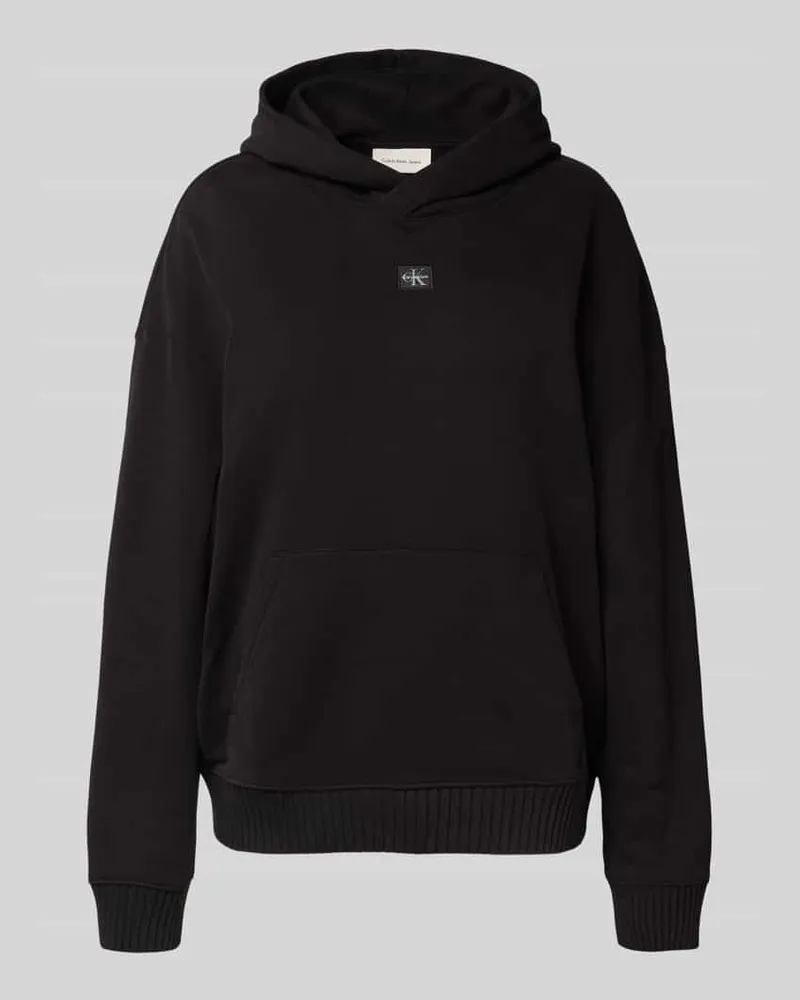 Calvin Klein Hoodie mit Känguru-Tasche Black