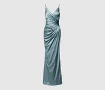 Abendkleid mit Raffungen