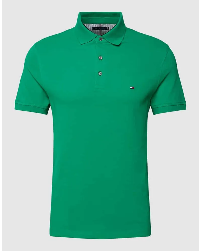 Tommy Hilfiger Slim Fit Poloshirt Modell '1985 Hellgruen