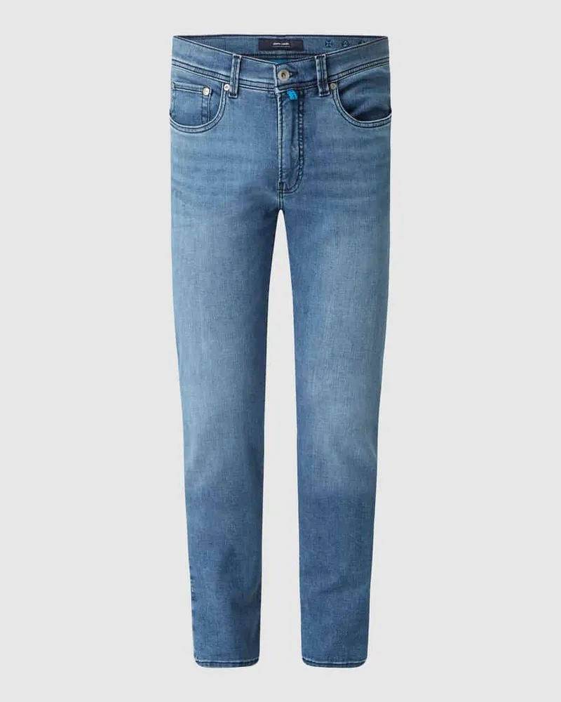 Pierre Cardin Tapered Fit Jeans mit Stretch-Anteil Modell 'Lyon' - 'Futureflex Jeansblau