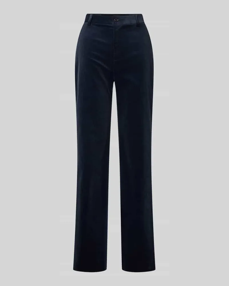 Ralph Lauren Flared Cut Cordhose mit Eingriff- und Gesäßtaschen Modell 'KADEN Dunkelblau