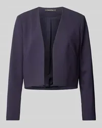 COMMA Blazer in unifarbenem Design Marine