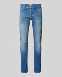 Jack & Jones Jeans mit 5-Pocket-Design Modell 'GLENN Jeansblau