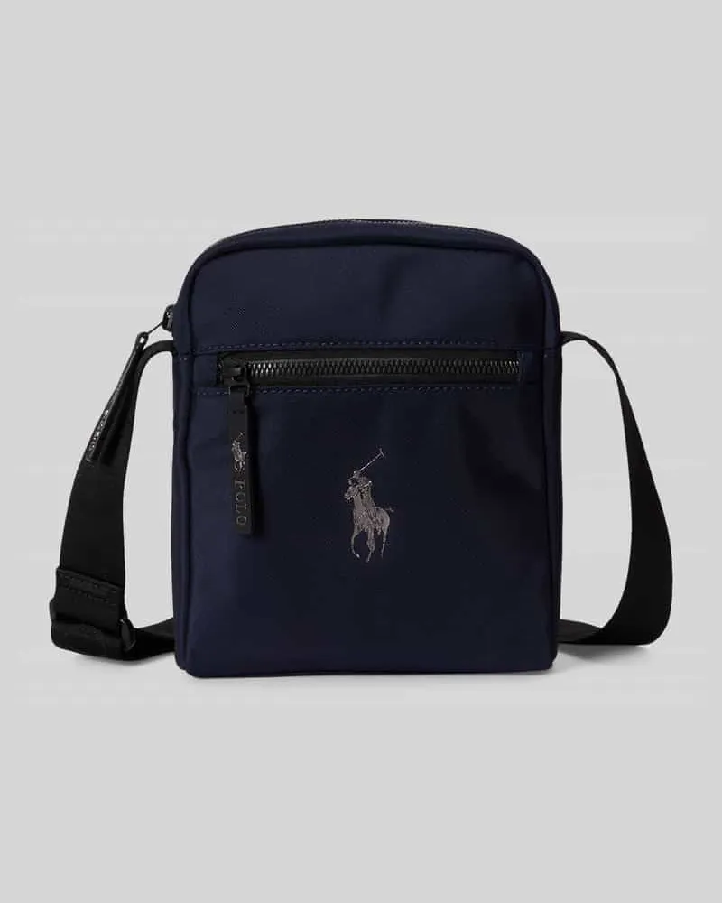 Ralph Lauren Umhängetasche mit Logo-Schriftzug Marine