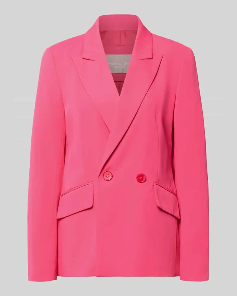 Christian Berg Regular Fit Blazer mit Pattentaschen Pink