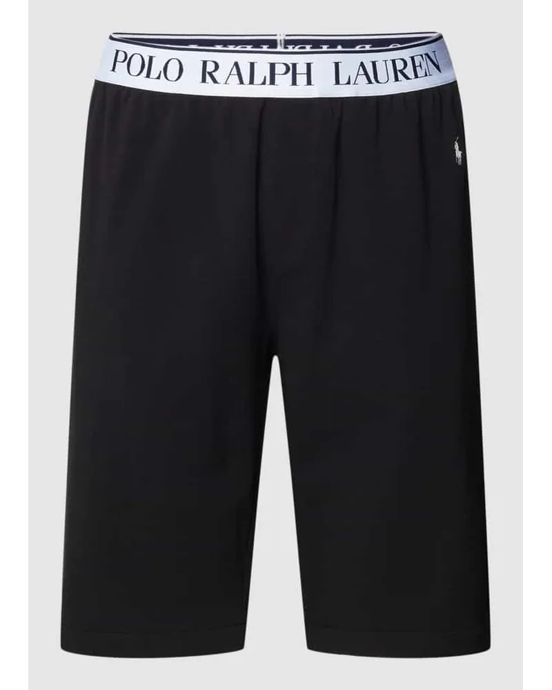 Ralph Lauren Sweatshorts mit elastischem Logo-Bund Modell 'FLEECE Black