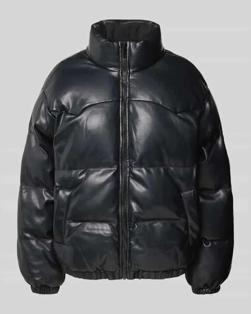 Levi's Steppjacke mit Stehkragen Modell 'NOE WESTERN PUFFER Black