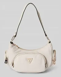 Guess Handtasche mit Label-Applikation Modell 'ECO GEMMA Taupe