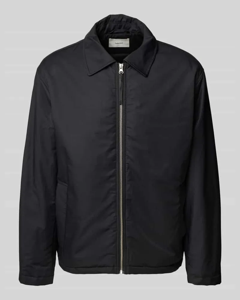 Selected Homme Relaxed Fit Blouson aus Baumwoll-Mix Modell 'CEDRIC Black
