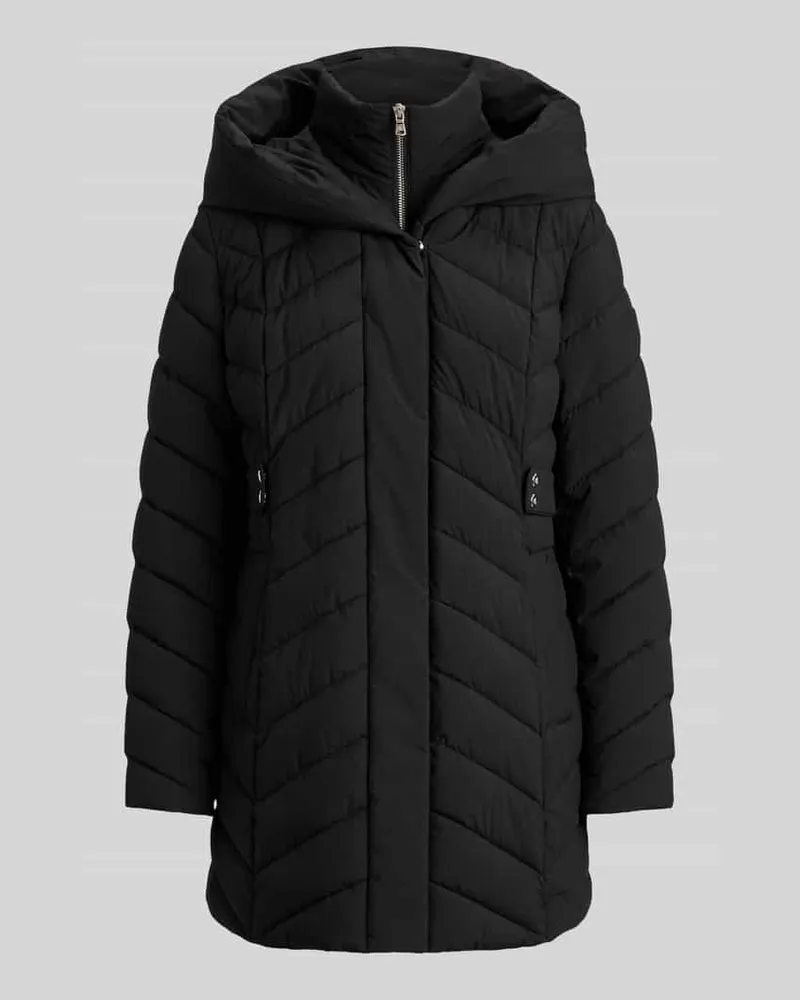 Ralph Lauren Steppmantel mit Kapuze Black