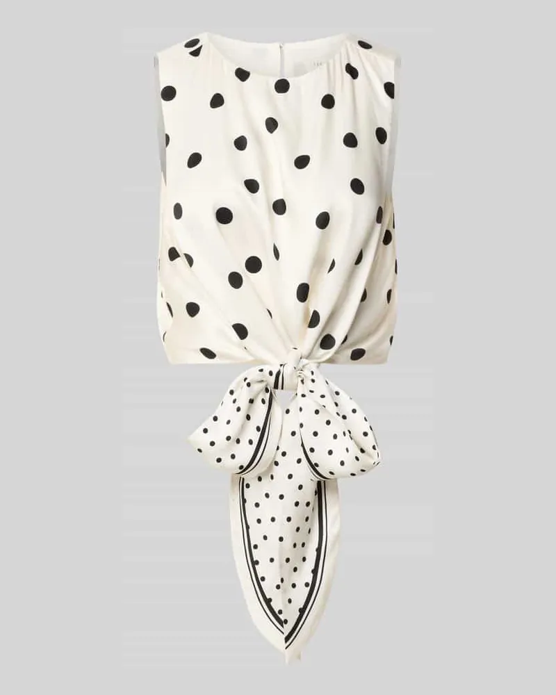Ted Baker Regular Fit Blusentop aus reiner Viskose Modell 'Veira Offwhite