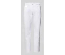 Straight Fit Jeans in unifarbenem Design Modell 'Mosa