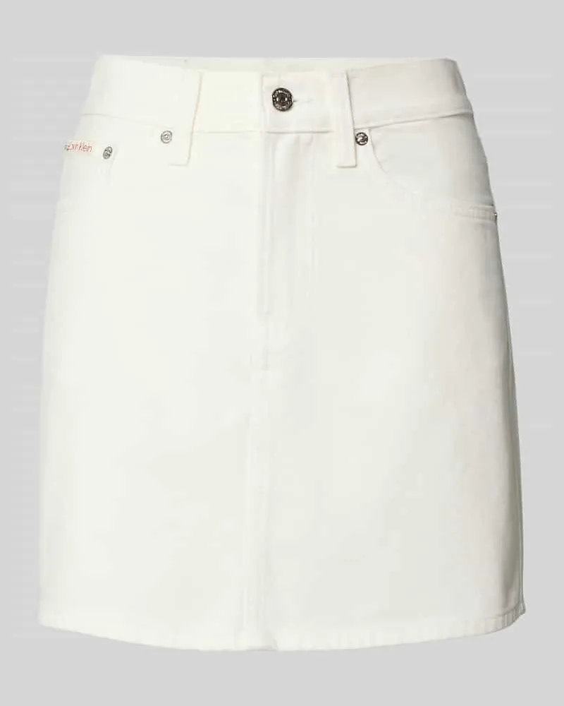 Calvin Klein Jeansrock im 5-Pocket-Design Modell '90S Offwhite