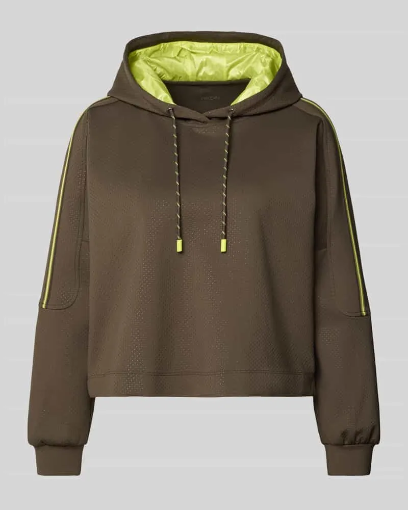 Marc Cain Hoodie mit Tunnelzug Khaki