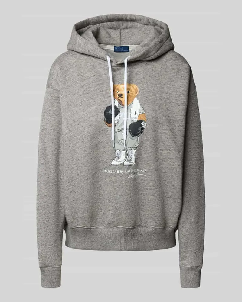 Ralph Lauren Hoodie mit Kapuze Mittelgrau