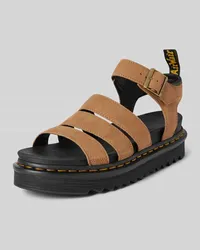 Dr.Martens Sandalette aus Leder mit Plateausohle Beige