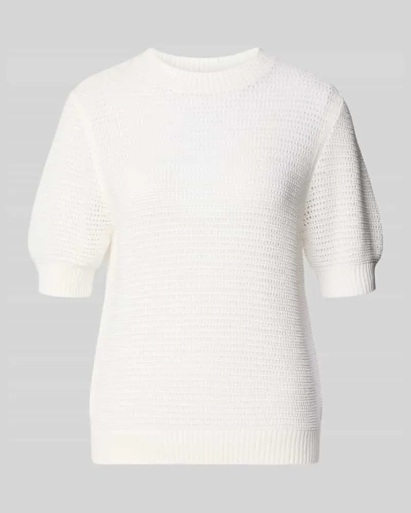 Drykorn Regular Fit Pullover in Strick-Optik Modell 'SANIDY Offwhite