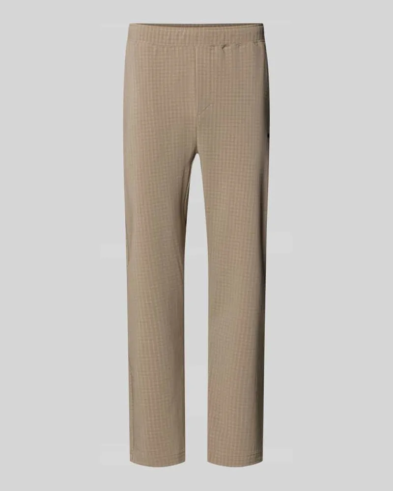 HUGO BOSS Tapered Fit Hose mit Waffelstrukturmuster Modell 'TERRACE Hellgruen