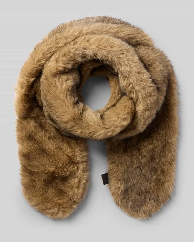 Drykorn Schal aus Kunstfell Beige