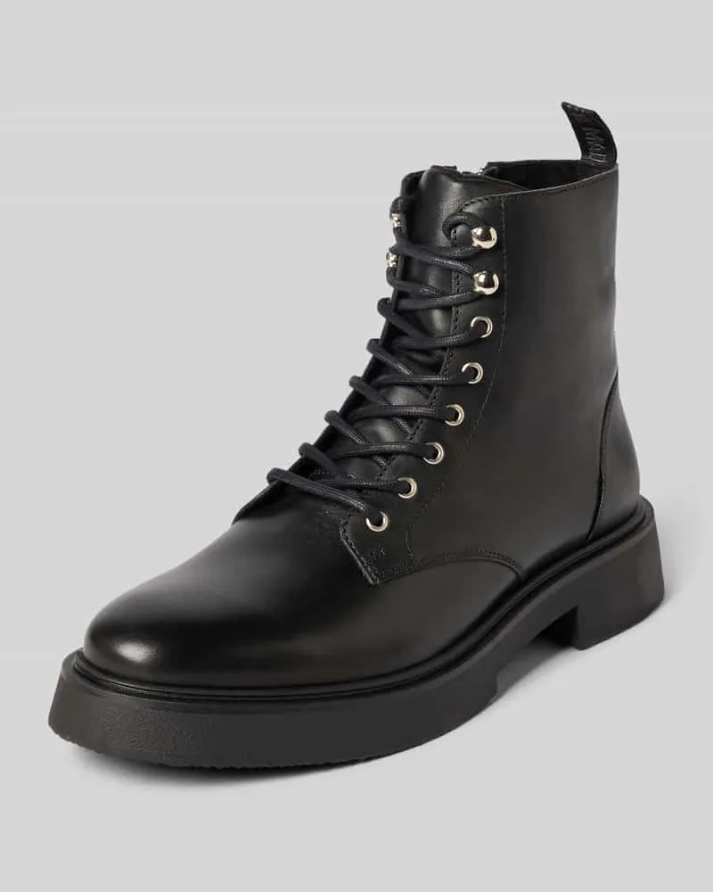 Steve Madden Schnürstiefel mit Label-Details Modell 'ZEKE Black