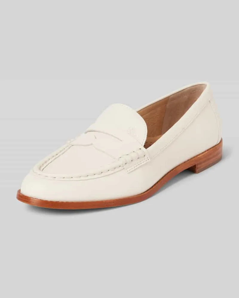 Ralph Lauren Loafers mit Label-Prägung Modell 'WYNNIE Offwhite