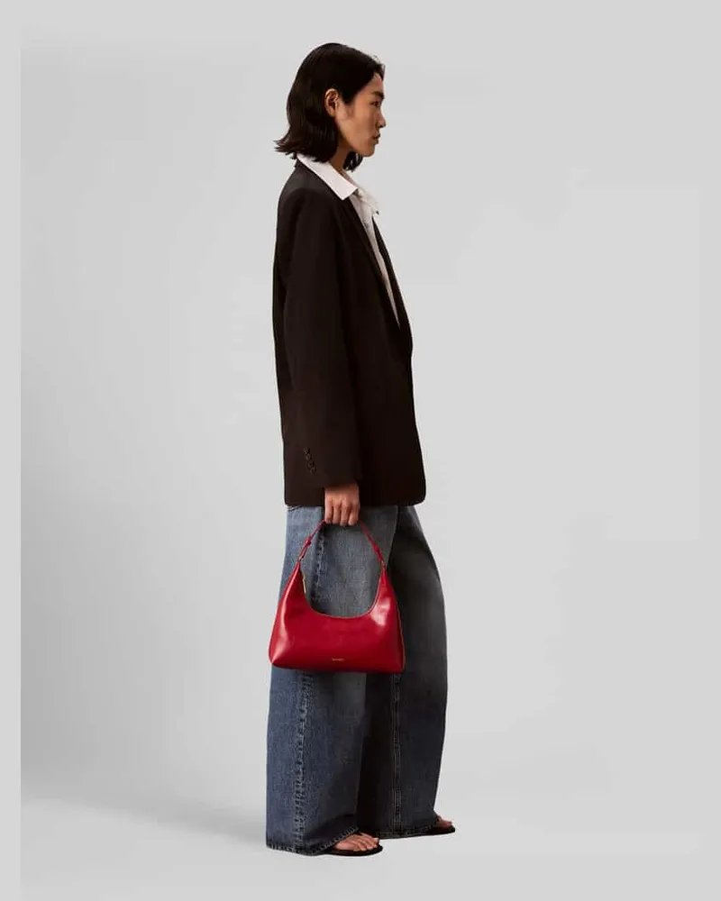 Calvin Klein Henkeltasche mit Label-Detail Rot